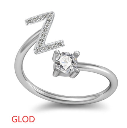 Letter Rings Jewelry