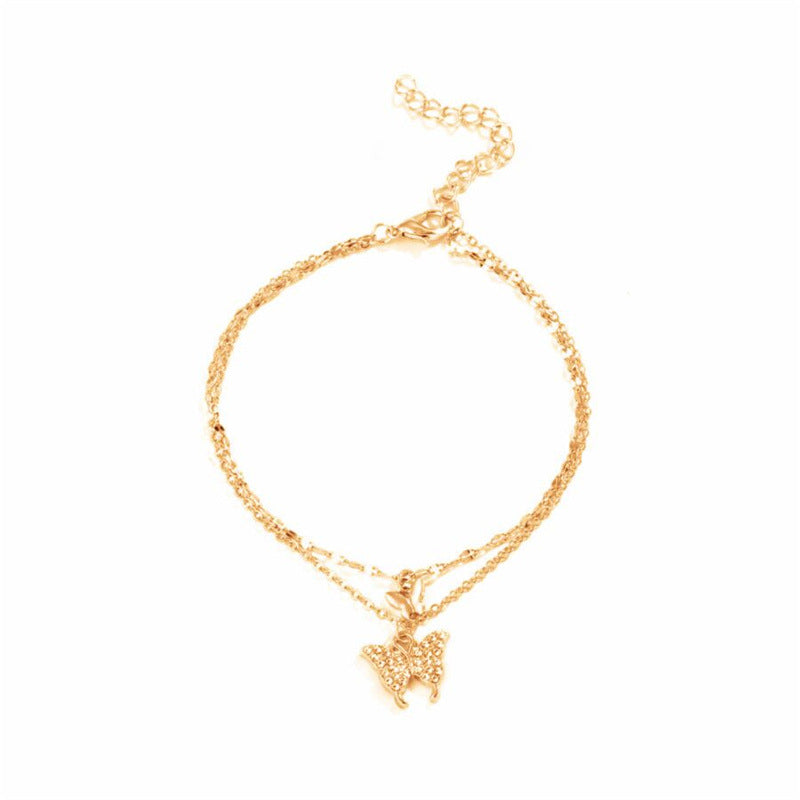 Butterfly Airy Charm Anklet