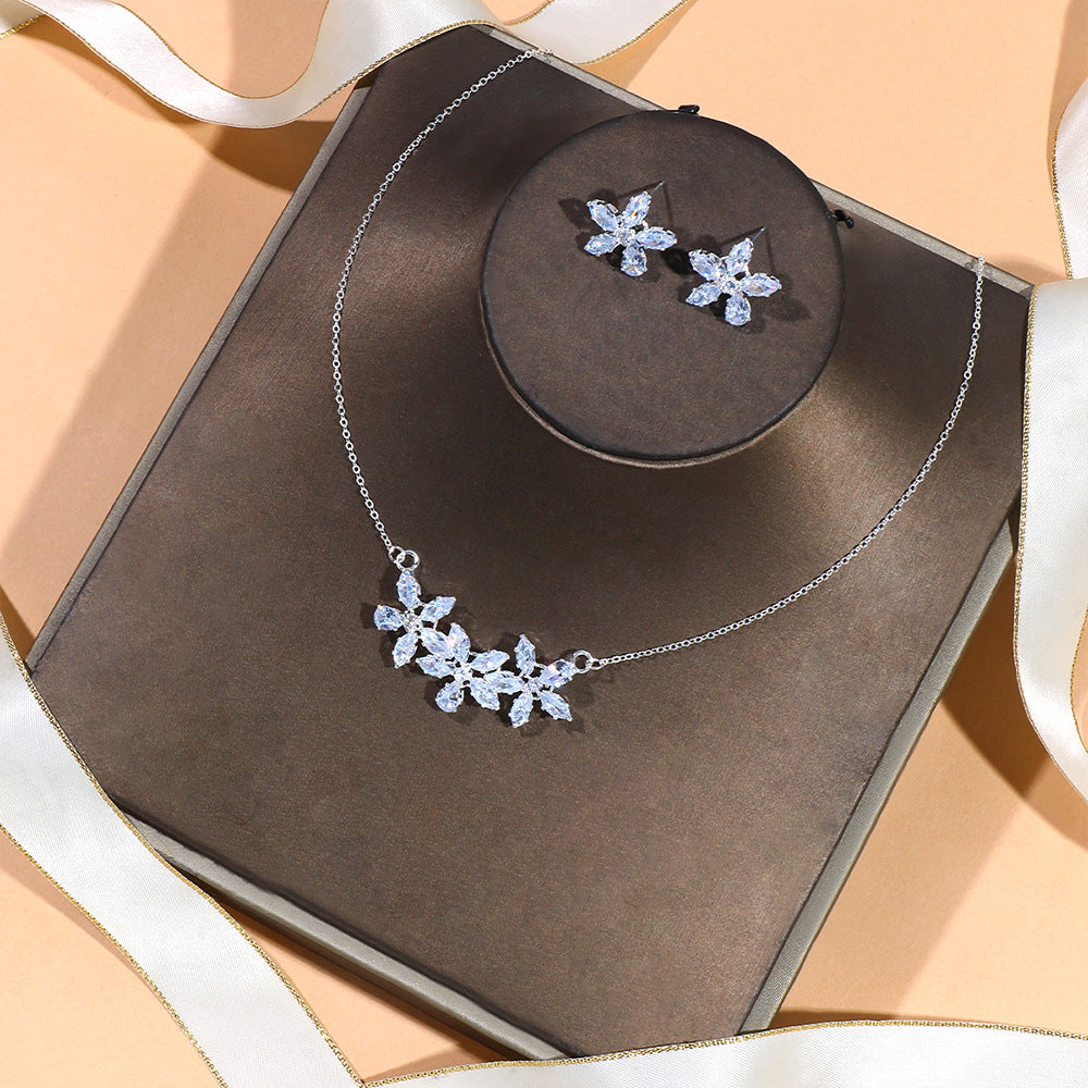 Blooming Flower Jewelry Set For Women