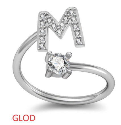 Letter Rings Jewelry
