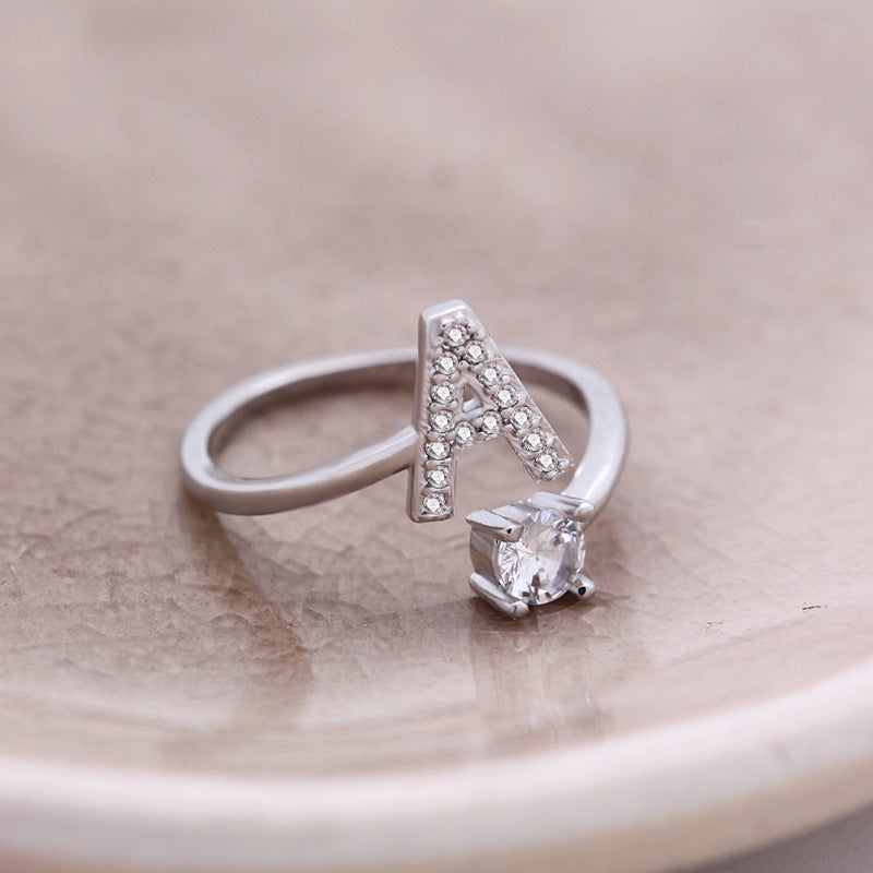 Letter Rings Jewelry