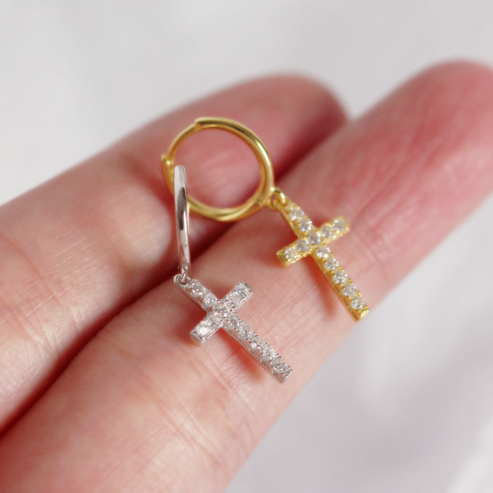Trendy Faith Cross Ear Clips