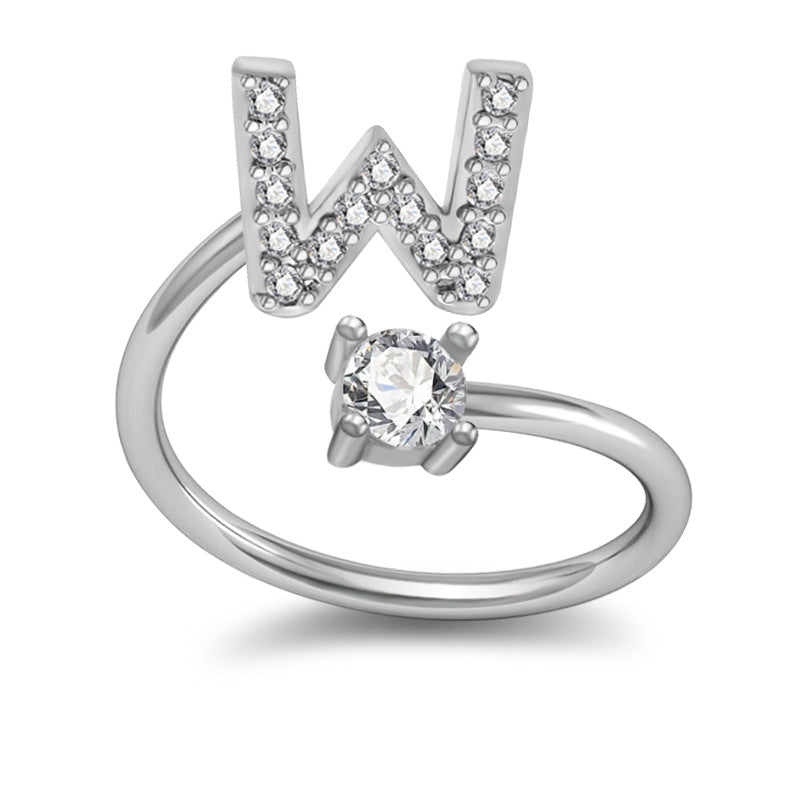 Letter Rings Jewelry