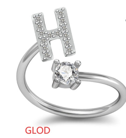 Letter Rings Jewelry