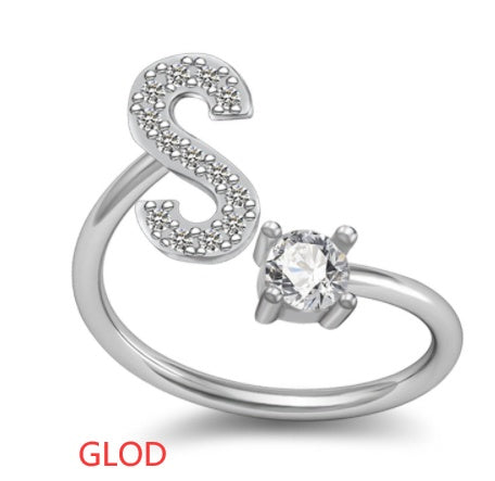 Letter Rings Jewelry