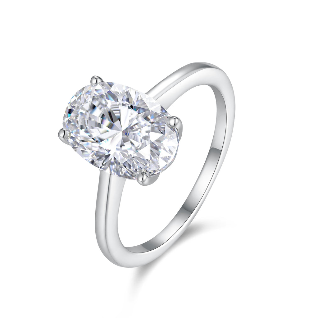 Classic Oval Moissanite Ring