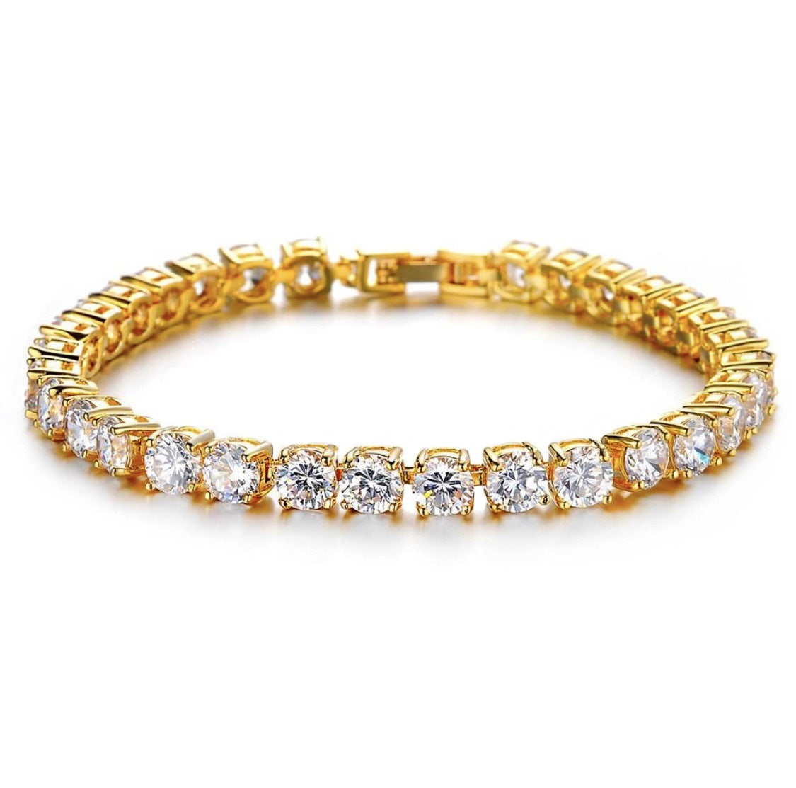 Single Row Tennis Bracelets