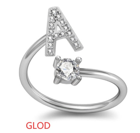 Letter Rings Jewelry
