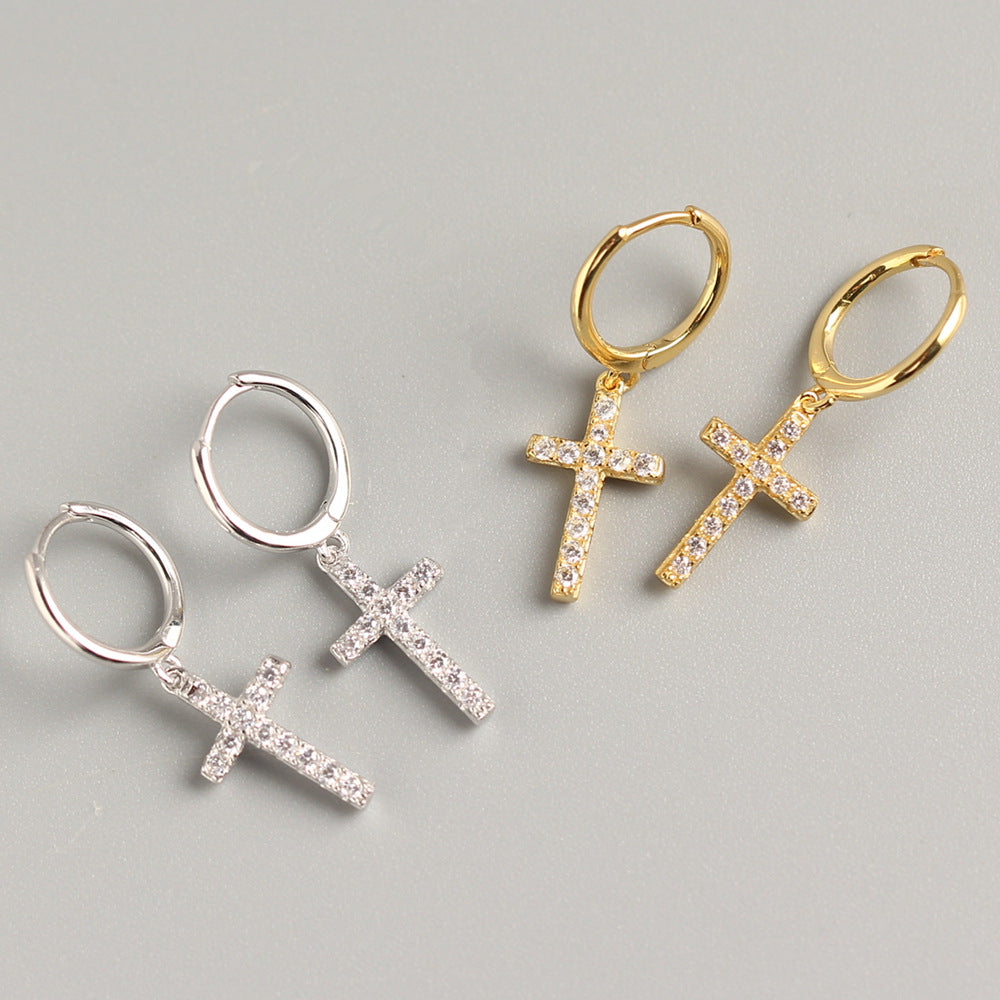 Trendy Faith Cross Ear Clips