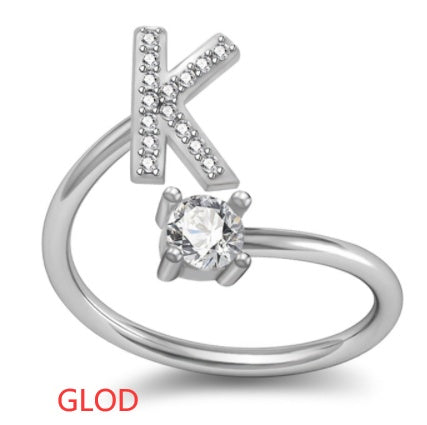 Letter Rings Jewelry