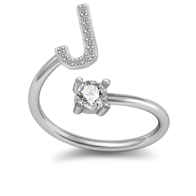 Letter Rings Jewelry