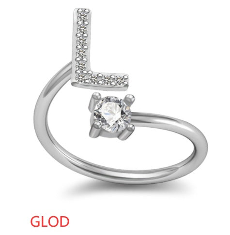 Letter Rings Jewelry