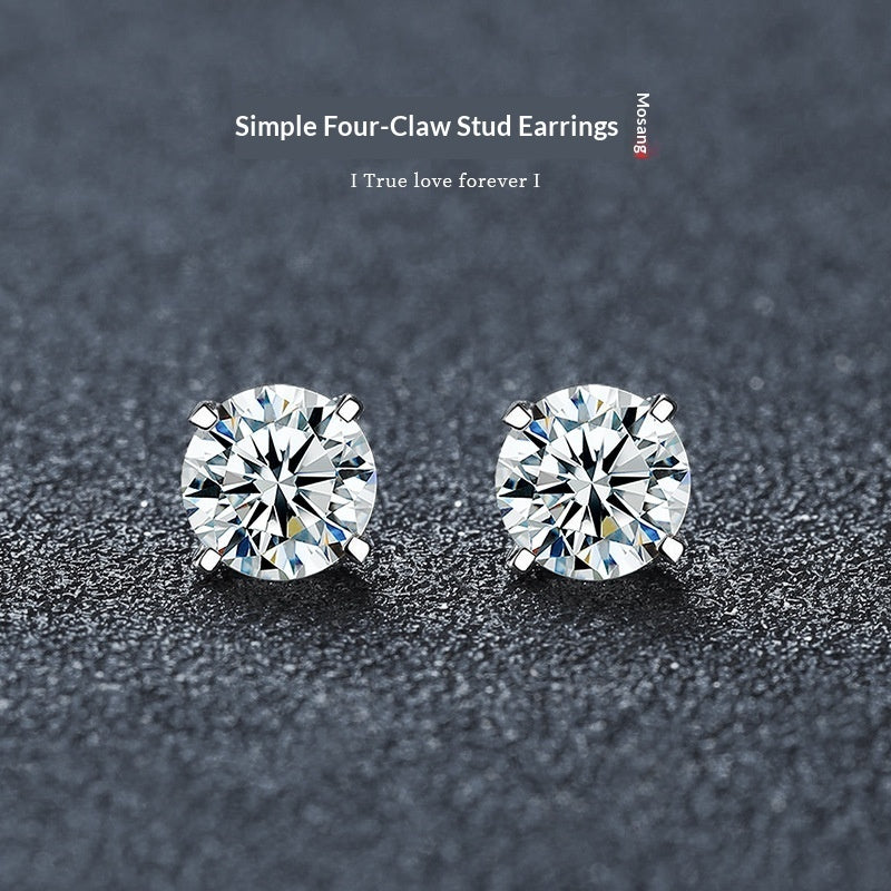 Classic Four Claw Stud Gift For Her or Him