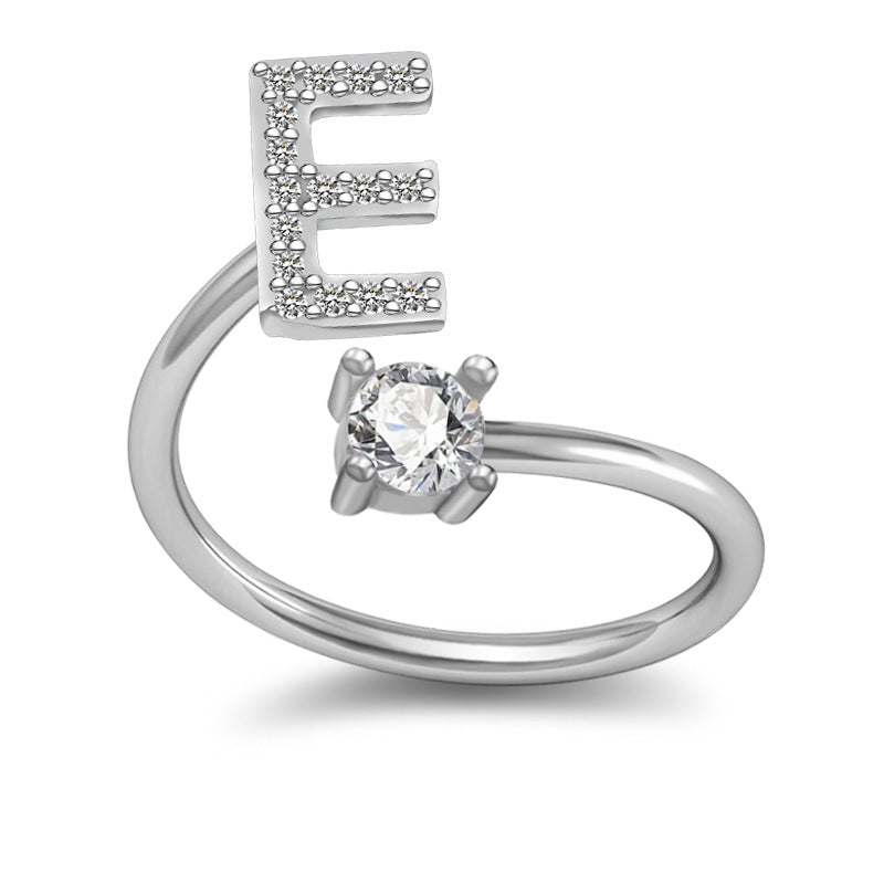 Letter Rings Jewelry