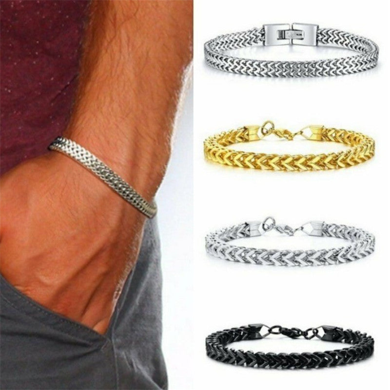 Birthday Gift for Him Cuban Link Bracelet