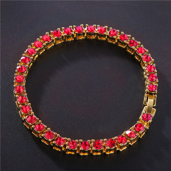 Single Row Tennis Bracelets