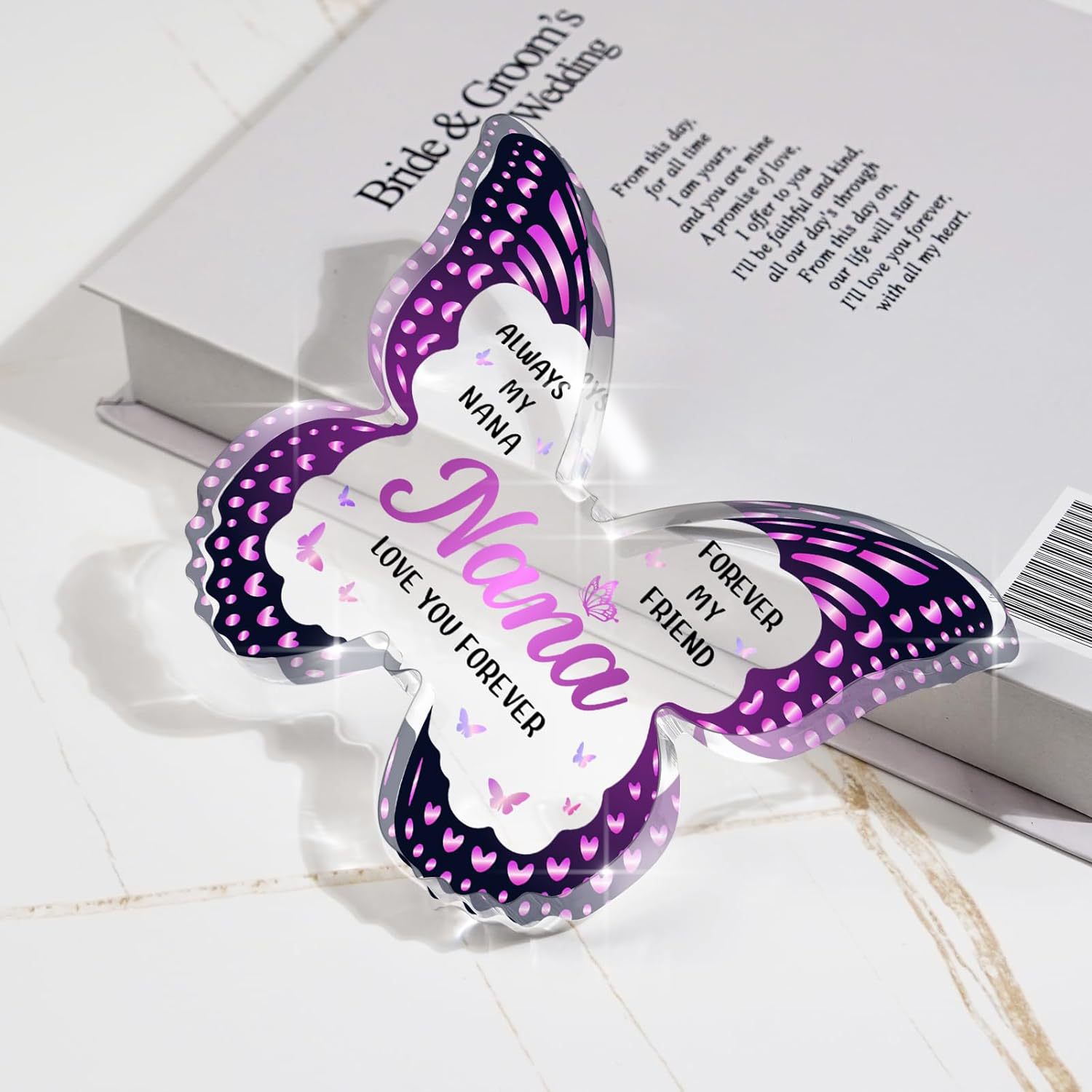 Butterfly-Shaped Acrylic Keepsake Gifts For Mothers Day