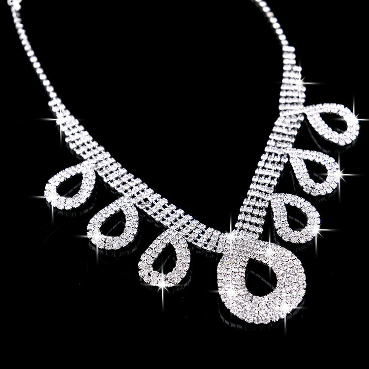 Sparkling Two Piece Jewelry Set