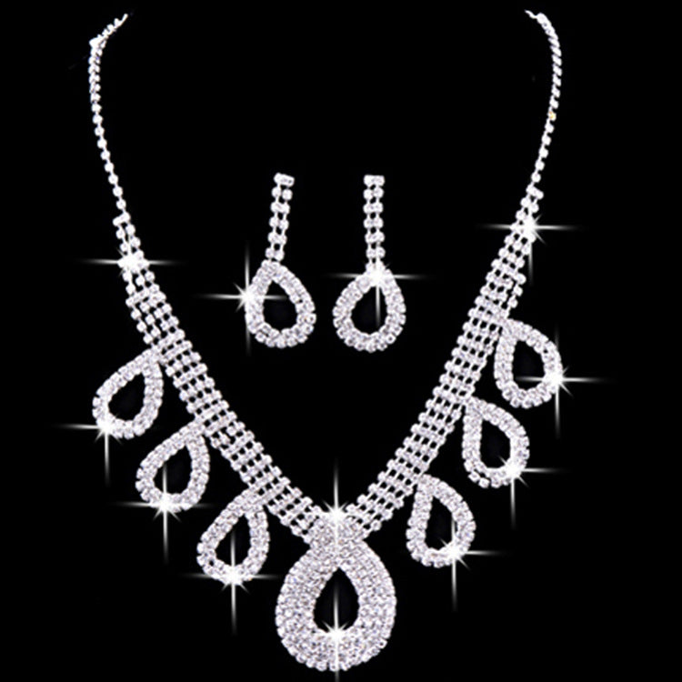 Sparkling Two Piece Jewelry Set