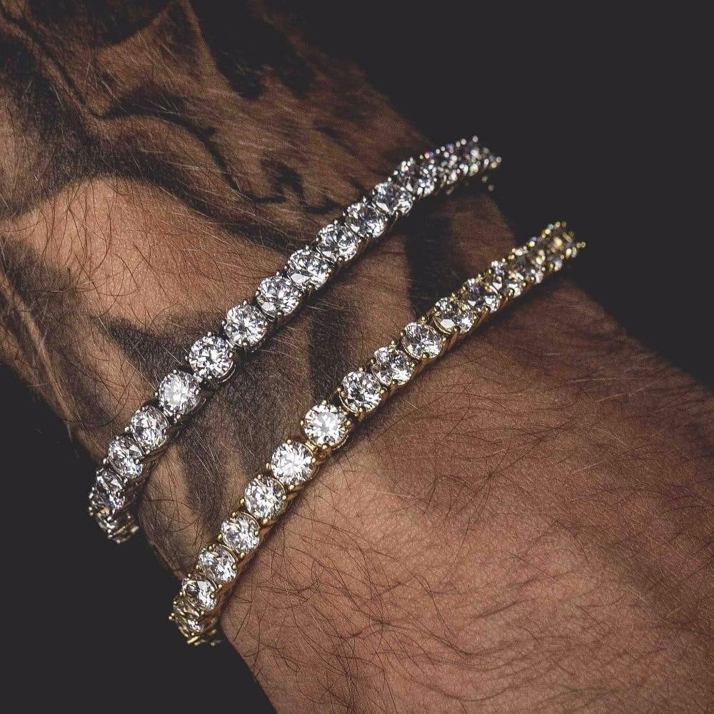 Single Row Tennis Bracelets