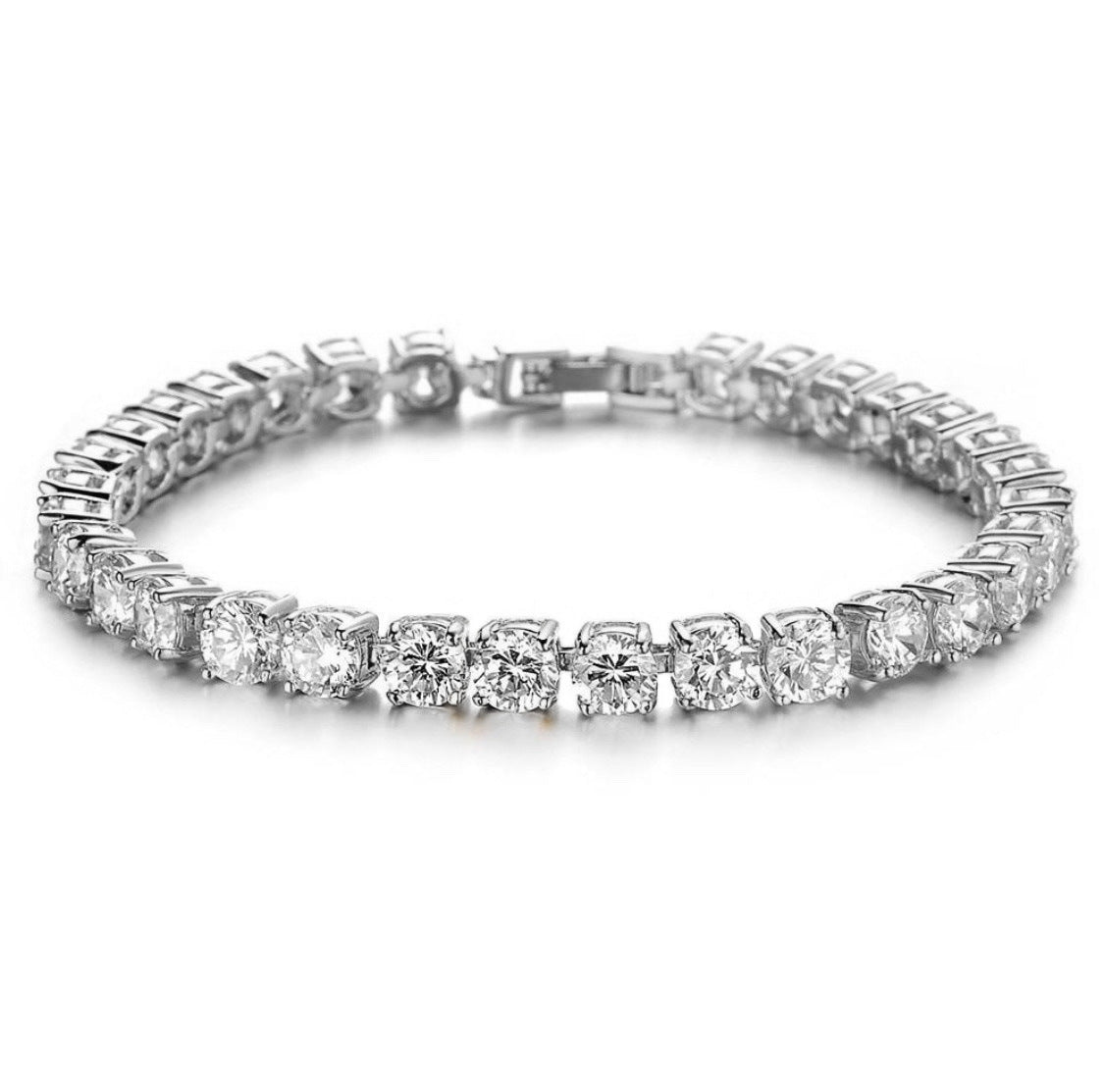 Single Row Tennis Bracelets