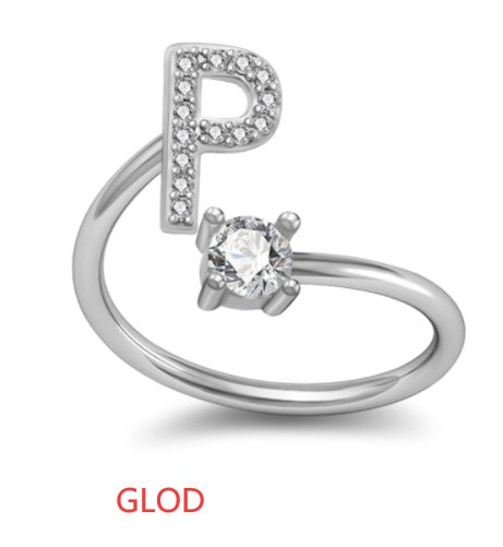 Letter Rings Jewelry