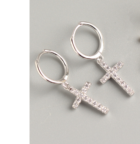 Trendy Faith Cross Ear Clips