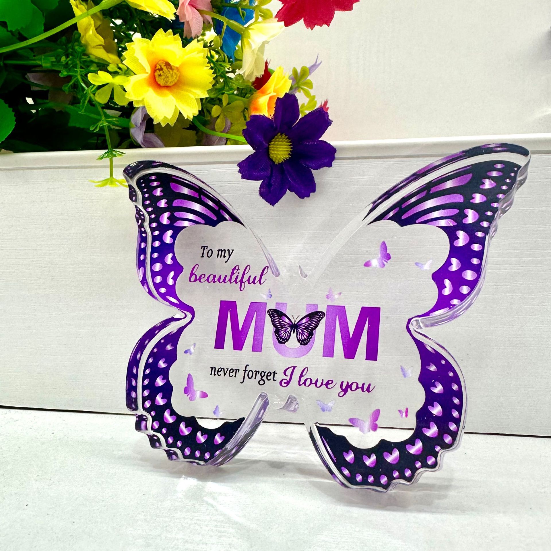 Butterfly-Shaped Acrylic Keepsake Gifts For Mothers Day