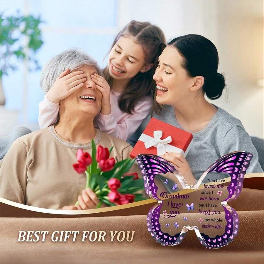 Butterfly-Shaped Acrylic Keepsake Gifts For Mothers Day