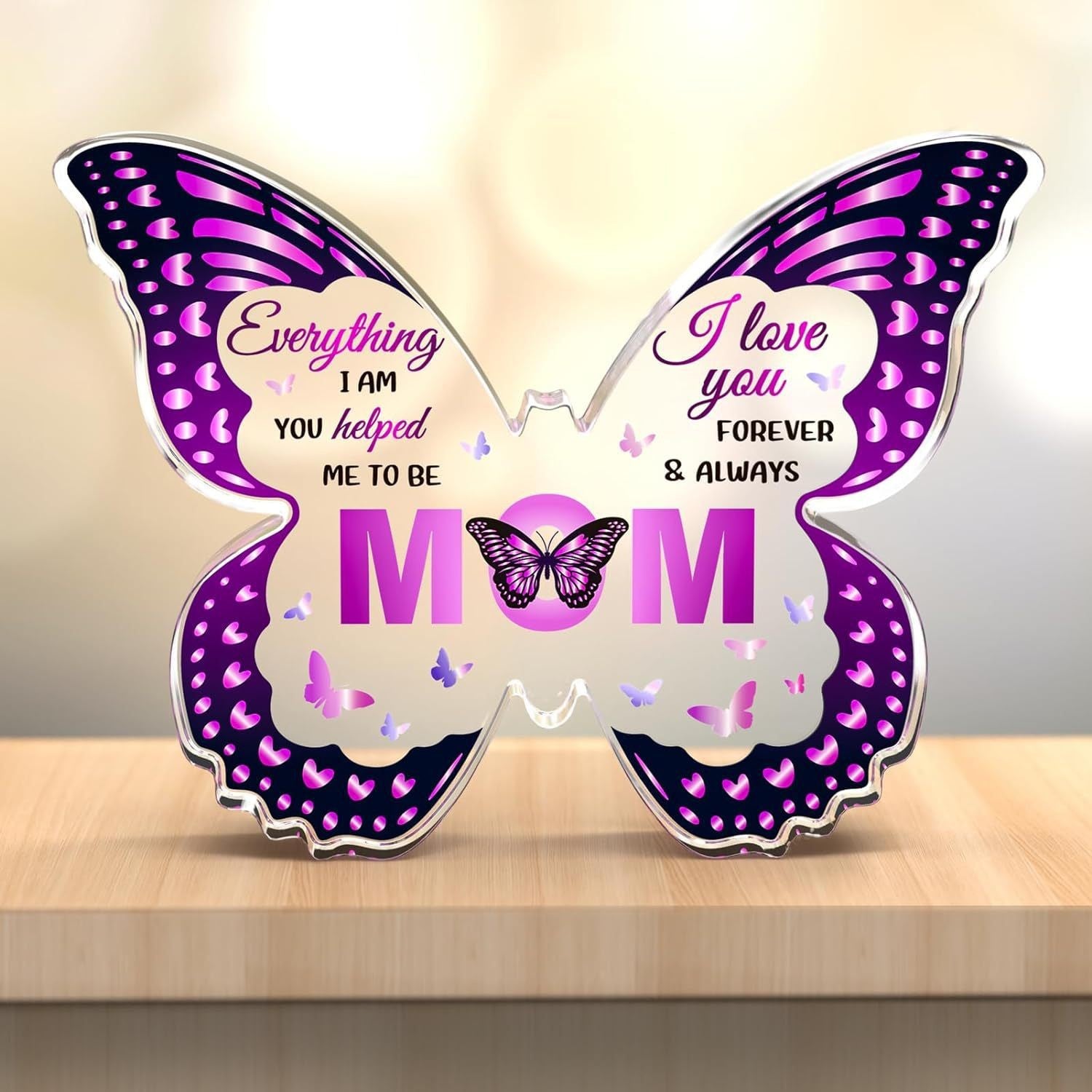 Butterfly-Shaped Acrylic Keepsake Gifts For Mothers Day