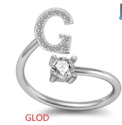 Letter Rings Jewelry