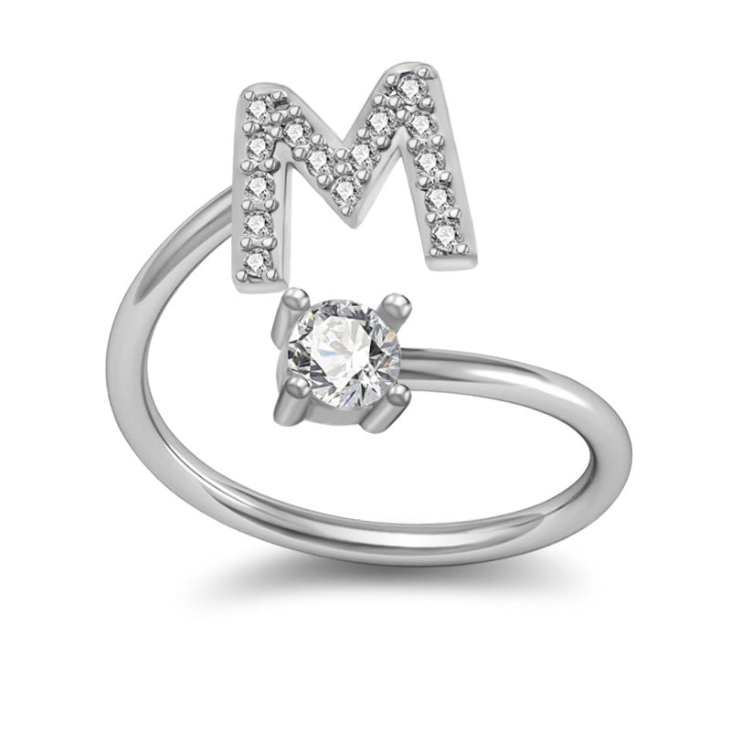 Letter Rings Jewelry