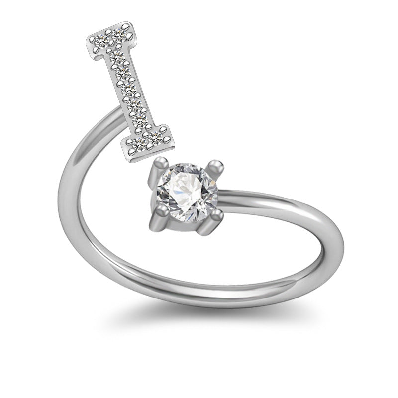 Letter Rings Jewelry