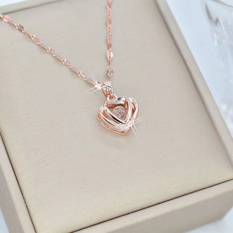 Enchanting Charm Necklace Rose Gold and Gold