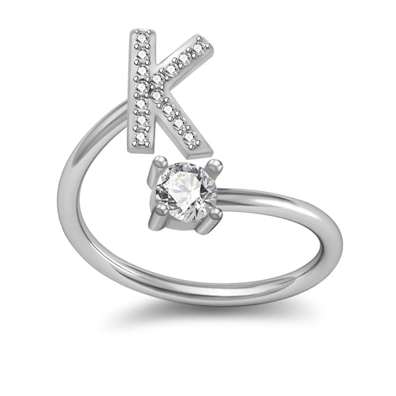 Letter Rings Jewelry
