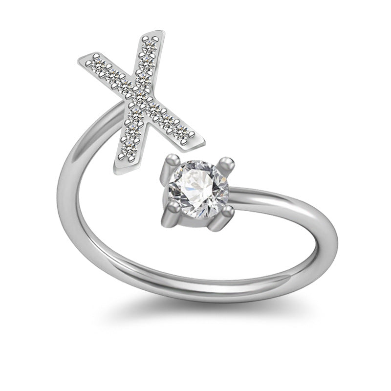 Letter Rings Jewelry