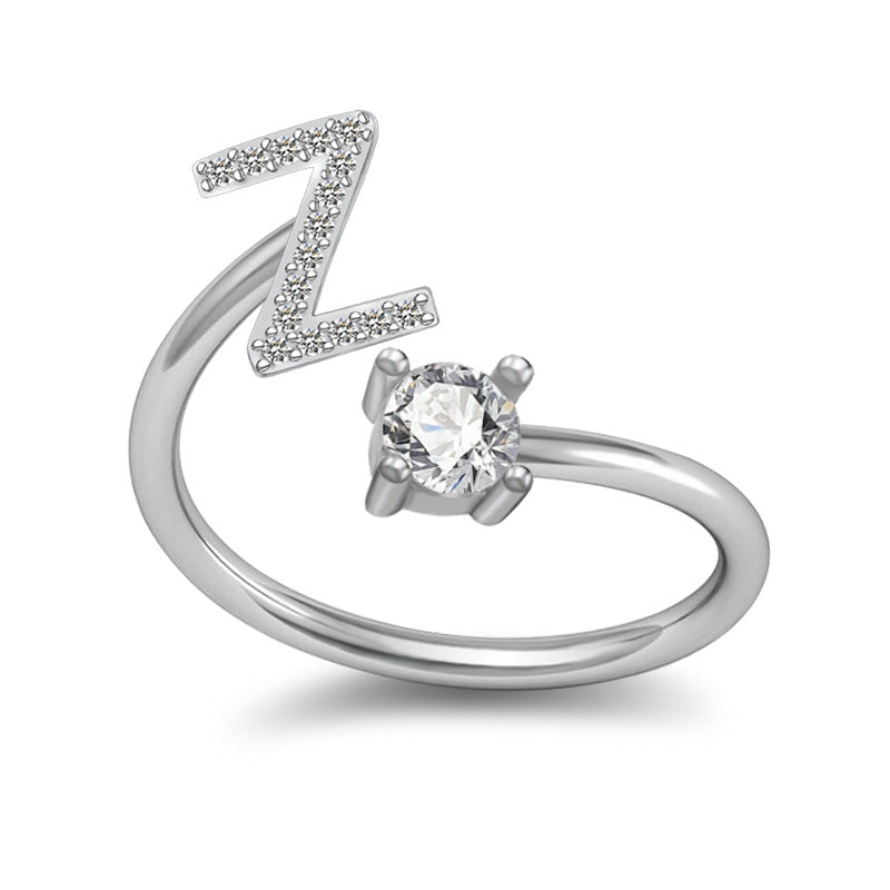 Letter Rings Jewelry