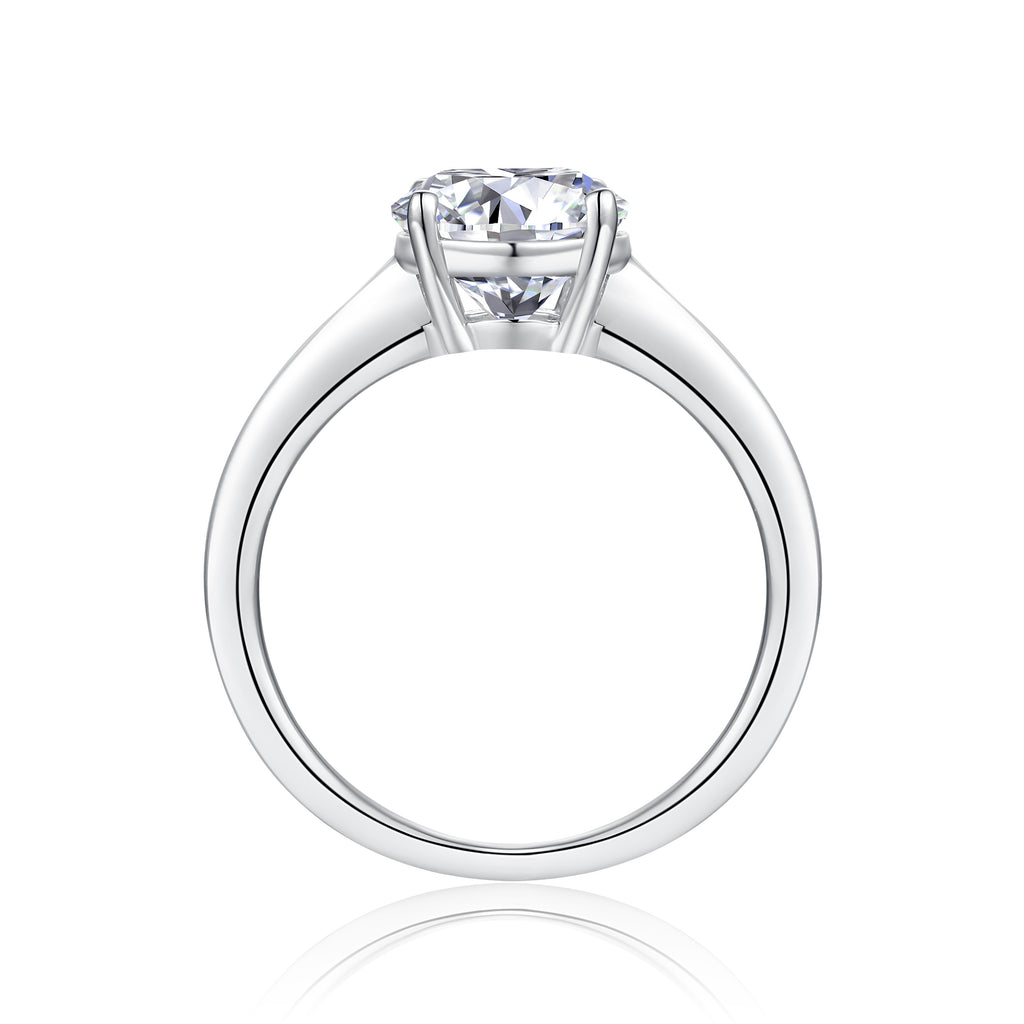 Classic Oval Moissanite Ring