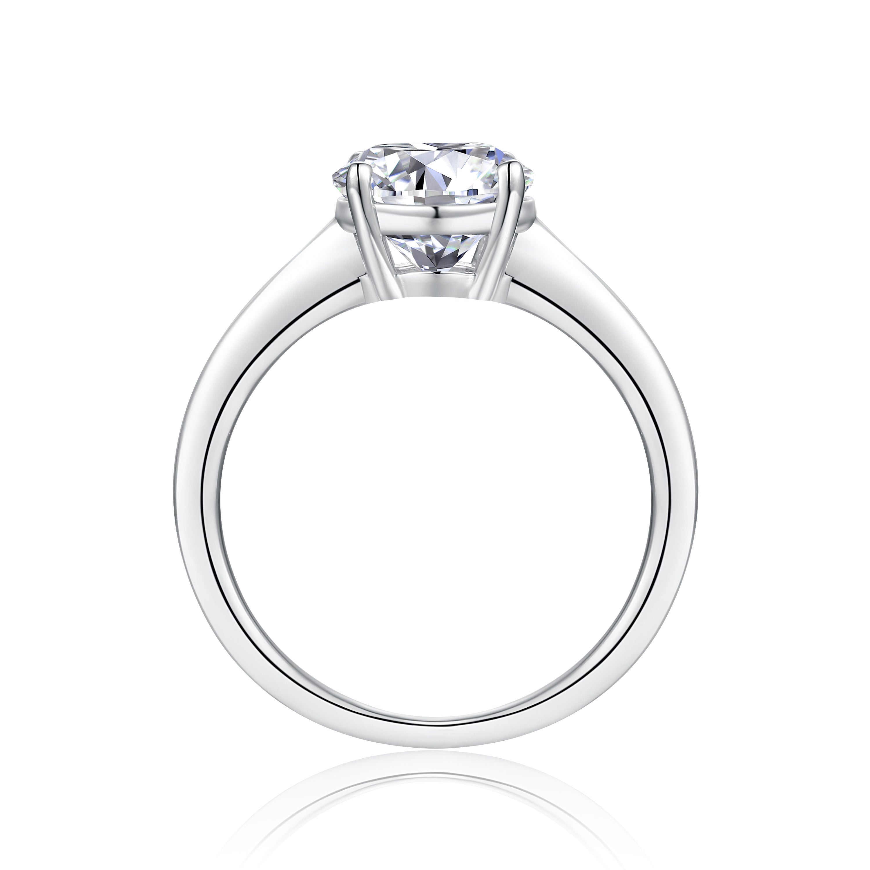 Classic Oval Moissanite Ring