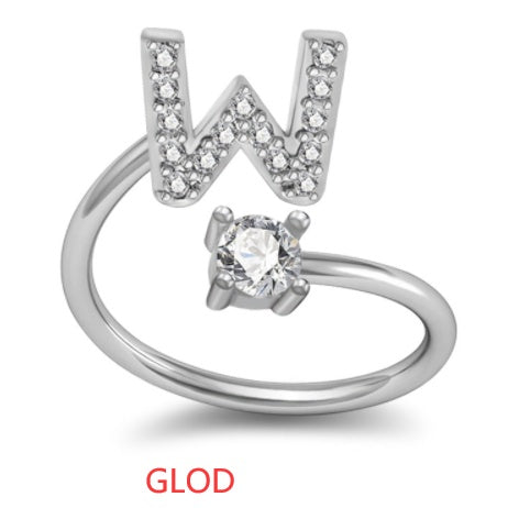 Letter Rings Jewelry