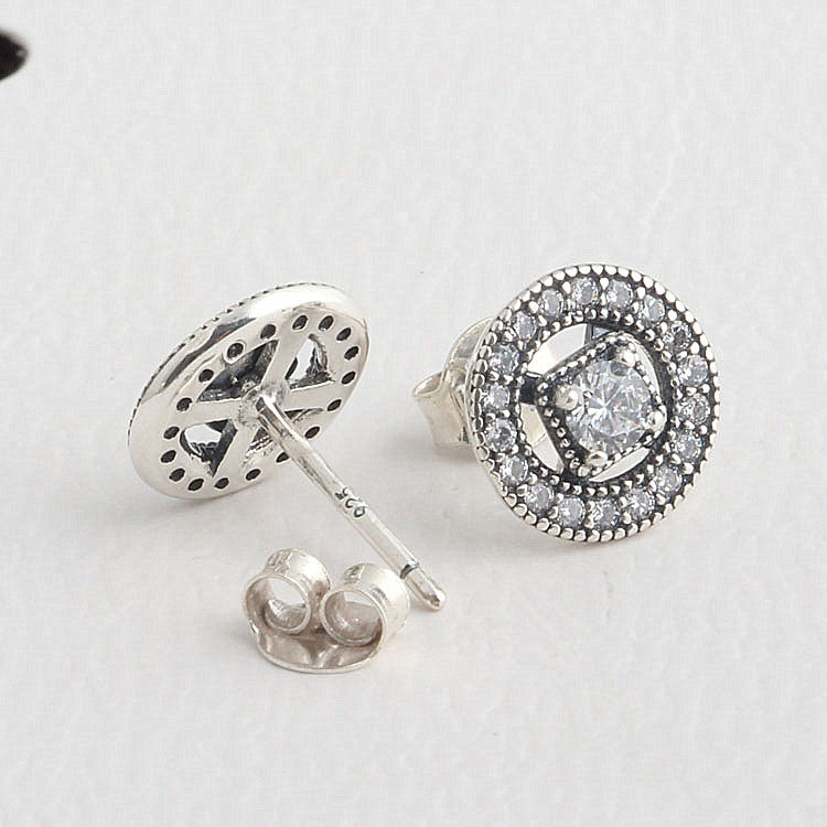 For Him or Her Vintage Charm Stud Earrings