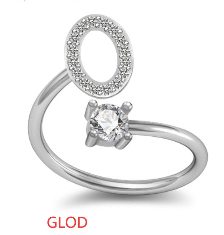 Letter Rings Jewelry