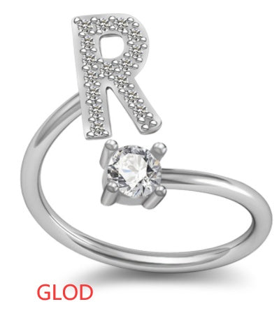 Letter Rings Jewelry