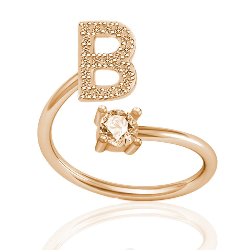 Letter Rings Jewelry