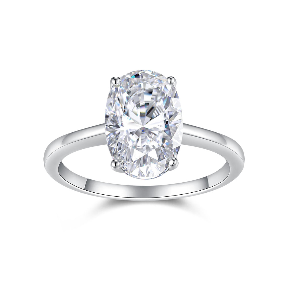 Classic Oval Moissanite Ring