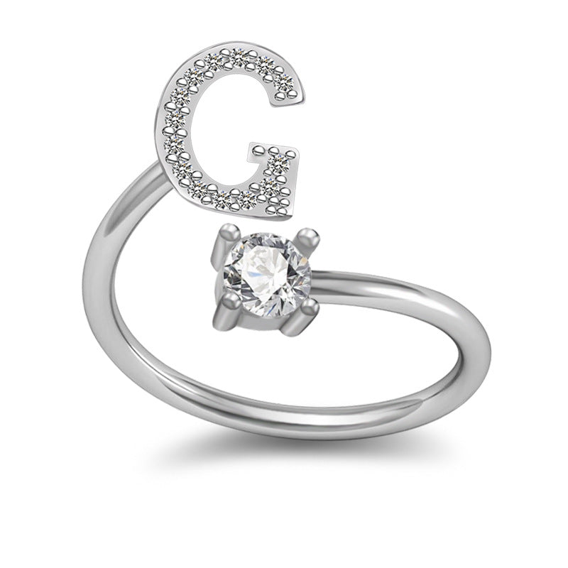 Letter Rings Jewelry