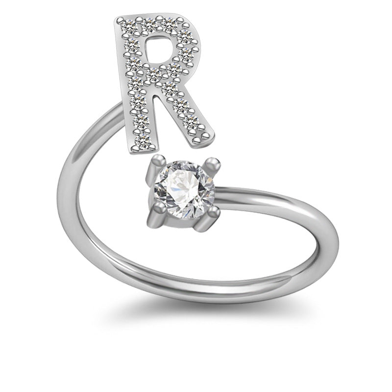 Letter Rings Jewelry
