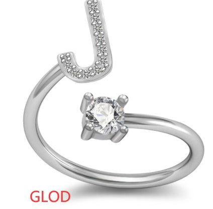 Letter Rings Jewelry