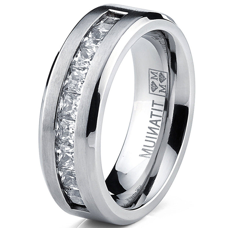 Diamond Engagement Men's Ring