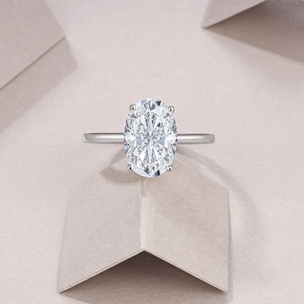 Classic Oval Moissanite Ring
